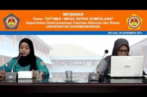 Himpunan Mahasiswa Managemen Universitas Dharmawangsa gelar Webinar Bertema “Optimis Masa Depan Cemerlang