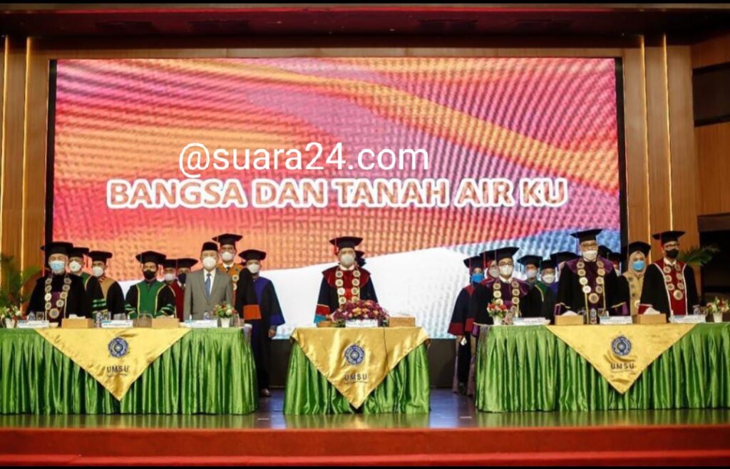 Sejumlah Perwira Mabes Polri Dan Kapolres Ikuti Wisuda Universitas Muhammadiyah Sumatera Utara