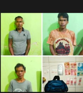 Tiga Pelaku Penyalaguaan Narkotika Di Tangkap Unit Reskrim Polsek Pangkalan Brandan