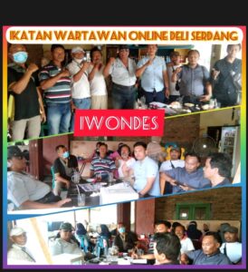 Keluarga Besar Wartawan Online DS (IWONDES) Adakan Dalam Pertemuan Di Depan Mapolresta Deli Serdang
