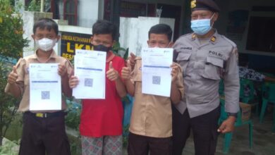 Photo of Wujudkan Indonesia Sehat, Kecamatan Pagar Merbau, Polsek PM Dan Puskesmas Pagar Merbau Kembali Laksanakan Serbuan Vaksinasi