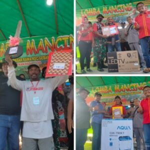 Ikan Siakap Merah Menjuarai Lomba Macing di Kecamatan Gebang