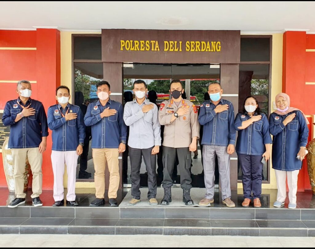 Kapolresta Deli Serdang Terima Audensi Pengurus KPU Deli Serdang