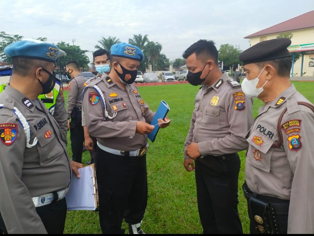 Sie Propam Polresta Deli Serdang Laksanakan Gaktiblin Terhadap Personil