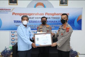 Polresta Deliserdang Raih Kepatuhan Tinggi Pelayanan Publik Dari Ombudsman RI, Kapolresta “Terimakasih Masyarakat Deli Serdang