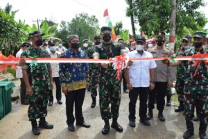 Kodim 0204/DS Resmikan Kampung Pancasila di Bangun Purba “Cegah Desa Disusupi Paham Radikal