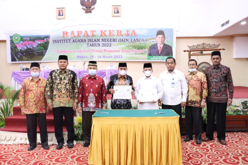 Universitas Islam Negeri Sumut Mengajak Civitas Akademika Institut Agama Islam Negeri Langsa Berikan Layanan Dengan Cinta