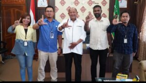 PIt Bupati Langkat Terima Audiensi BRI, KNPI dan Laninya