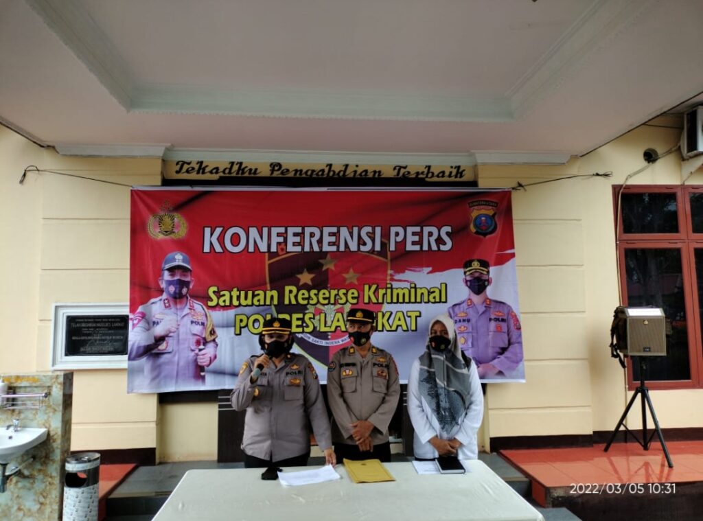 Polres Langkat Gelar Konferensi Pers Terkait Tujuh Orang Pria Diduga pelaku Pencabulan Anak di Bawah Umur