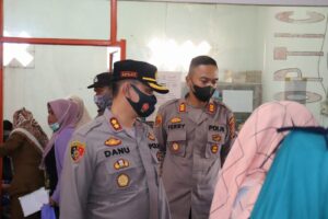 Kapolres Langkat Ikuti Zoom Meeting Dalam Vaksinasi Serentak Indonesia