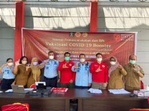 Sinergi BIN dan Lapas Narkotika Langkat Kanwil Kemenkumham Sumut Laksanakan Vaksinasi