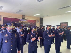 Lapas Narkotika Langkat Kanwil Kemenkumham Sumut Ikuti Upacara HBP Ke-58