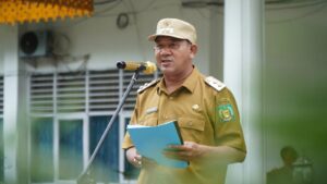 PLT Bupati Langkat Pimpin Apel Perdana Setelah liburan idul fitri 1443 H