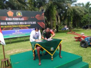 TMMD Kodim 0203/Langkat ke 133 Tahun Resmi Dibuka