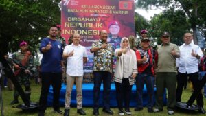 Batalyon Inf 8 Marinir Harimau Putih Gelar Pesta Rakyat