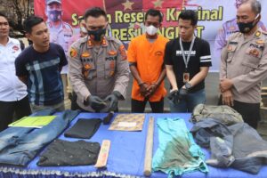 Polres Langkat Polda Sumut Gelar Press Release Pelaku Pembunuhan Pekerja Proyek Jalan Tol