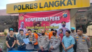 Polres Langkat Polda Sumut Ringkus 4 Pelaku Pemalak Sopir Lintas