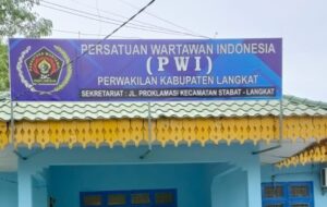 Kantor PWI Langkat Dibobol Maling, Sejumlah Barang Raib