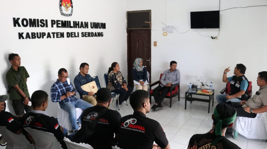 Sarat Kecurangan, Formapera Demo KPU Deliserdang Desak Hasil Seleksi PPK Dibatalkan