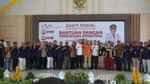 Plt Bupati Langkat Apresiasi Kegiatan Bakti Sosial Bantuan Pangan Pencegahan Stunting