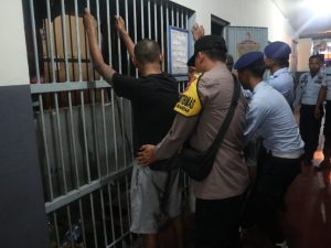 Hari Bakti Pemasyarakatan ke- 59, Rutan Kelas IIB Pangkalan Berandan Gelar Razia