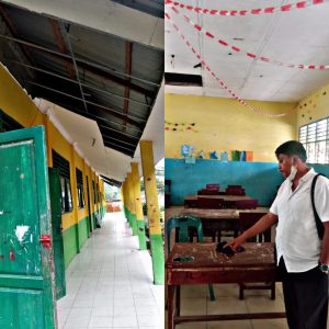 Bangunan dan Mobiler Sekolah SMP 5 Stabat Tekesan Tak Terurus, Penggunaan Dana Bos jadi Pertayaan
