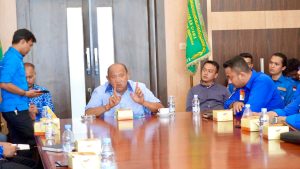 Syah Afandin Terima Audiensi KNPI Langkat
