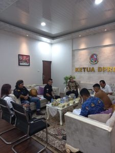 Ketua DPRD Deli Serdang Zakky Shahri, SH., Menerima kedatangan Tokoh Lintas Etnis