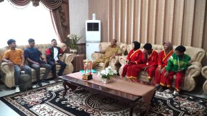 Boyong 6 Medali Emas, 2 Perak dan 3 Perunggu, Tapak Suci Langkat Audiensi ke Plt Bupati