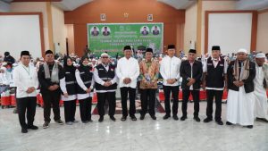 Kepulangan Jamaah Haji di Langkat Disambut Syah Afandin