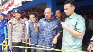 Tinjau Dermaga Pangkalan Berandan yang Runtuh, Plt Bupati Langkat: Direncanakan Segera Dibangun di P.APBD