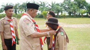 Perkemahan Siaga Bencana Pramuka Langkat, Syah Afandin: Tingkatkan Kualitas Kemampuan Saka Bahari