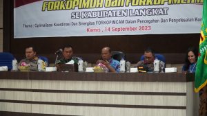 Minimalisir Terjadinya Konflik, Forkopimda dan Forkopimca Gelar Rapat Koordinasi
