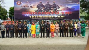 Kodim 0203 Langkat Peringati HUT TNI ke 78 dengan Meriah.