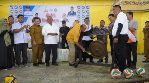 Syah Afandin Buka Turnamen Volly Antar Pelajar SMA dan SMK