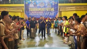 Turnamen Futsal Antar SMA Sederajat Rebutkan Piala Plt Bupati Langkat Diikuti 58 Tim