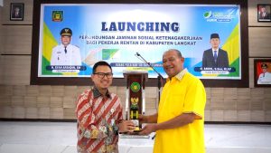 Plt Bupati Langkat Syah Afandin Lindungi 26.639 Pekerja Rentan di Langkat