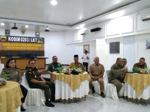 Pemkab Langkat Hadiri Komsos di Kodim 0203
