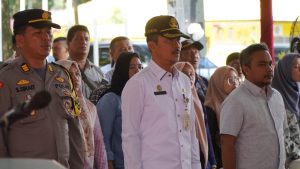 Pemkab Langkat Ikuti Simulasi Pemungutan Suara di KPU