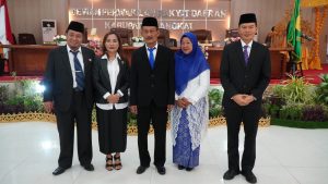 Sekda Langkat Hadiri Rapat Paripurna PAW DPRD Langkat