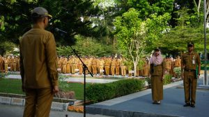 Pimpin Apel Gabungan, Sekda Langkat Tegaskan Turunkan Kemiskinan Ekstrim
