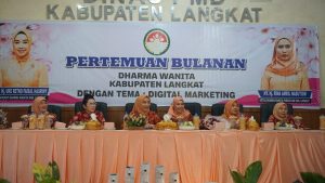 Uke Retno Faisal Hasrimy hadiri Arisan Dan Pertemuan Bulanan DWP Langkat