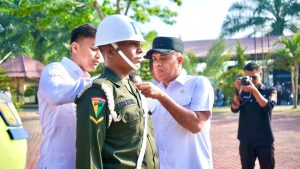 Pj.Bupati Langkat Pimpin Apel Keselamatan Toba 2024