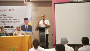 Pj Bupati Langkat Buka Pelatihan dan Ujian Sertifikasi PBJ Level Satu
