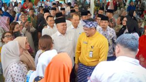 Bobby Nasution Hadir Halal Bihalal di Pemkab Langkat, PJ Bupati Langkat Sambut dengan Senyum Bahagia