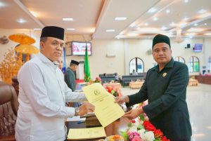 Rapat Paripurna DPRD, Pj Bupati Langkat Ajak Kolaborasi Membangun Langkat