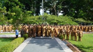 Dalam Apel Gabungan Pj Bupati Langkat Sampaikan 2 Pesan Penting kepada ASN