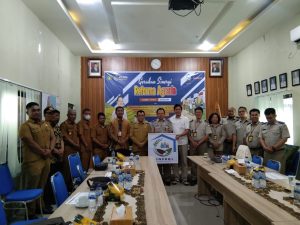 Pj Bupati Langkat Zoom Meeting Bersama Dirjen Penataan Agraria Kementrian ATR/BPN RI