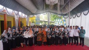 Desa Stabat Lama Terima Kunjungan Tim Monitoring Sumut Dalam Lomba Desa UP2K-PKK