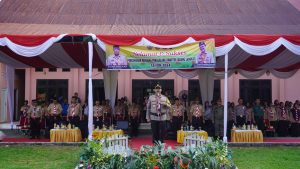 Kapolres Langkat Buka Perkemahan Pramuka Bentuk Generasi Berkarakter Dan Mandiri